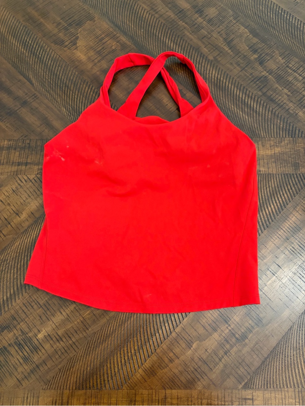 SPANX Red Crossback Tank Top